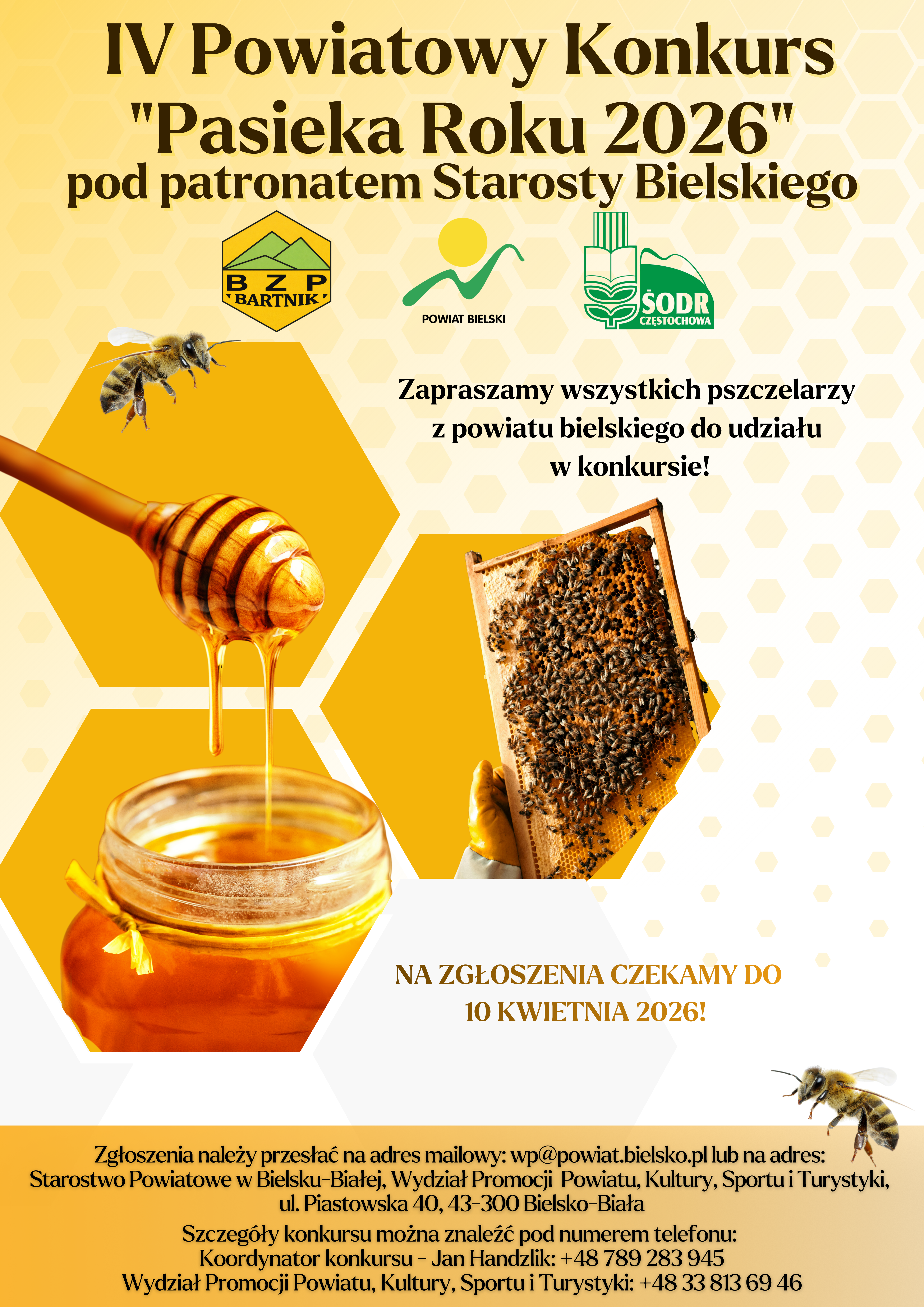 Plakat konkursu Pasieka Roku 2026